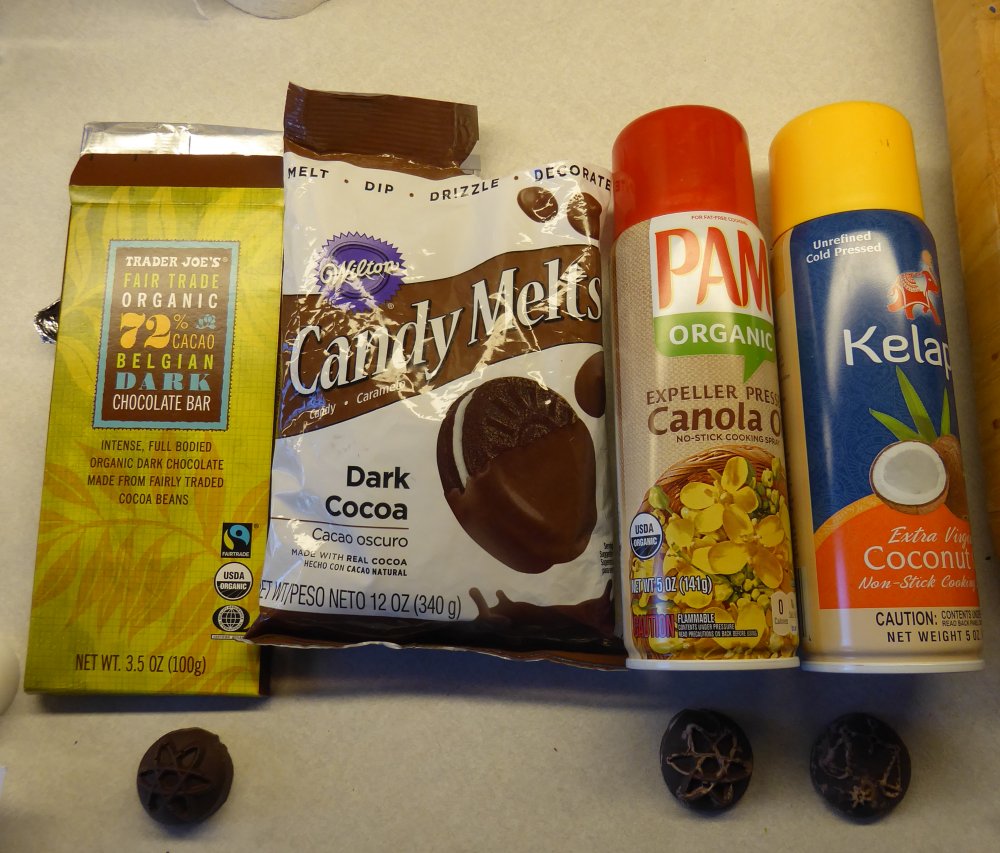 chocolate and cooking sprays